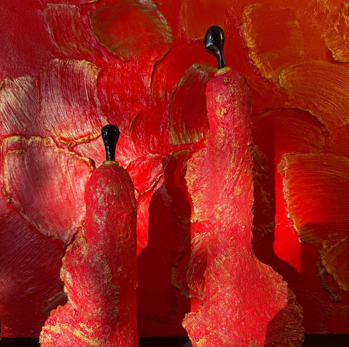 декоративный объект - Дуэт пламени