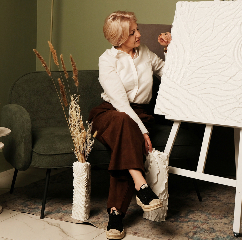 декоративный объект - природные рельефы