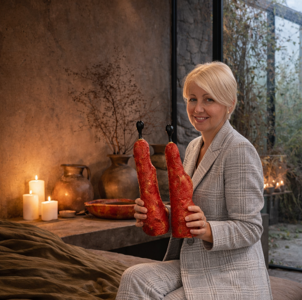 декоративный объект - Дуэт пламени