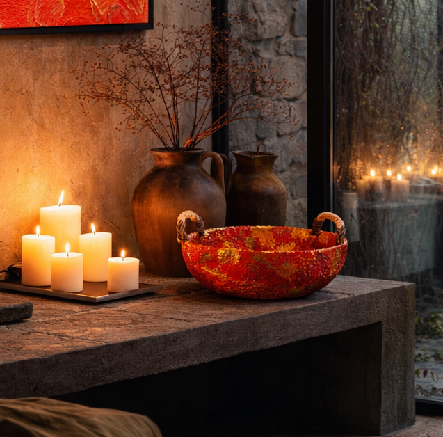 декоративный объект - алый артефакт