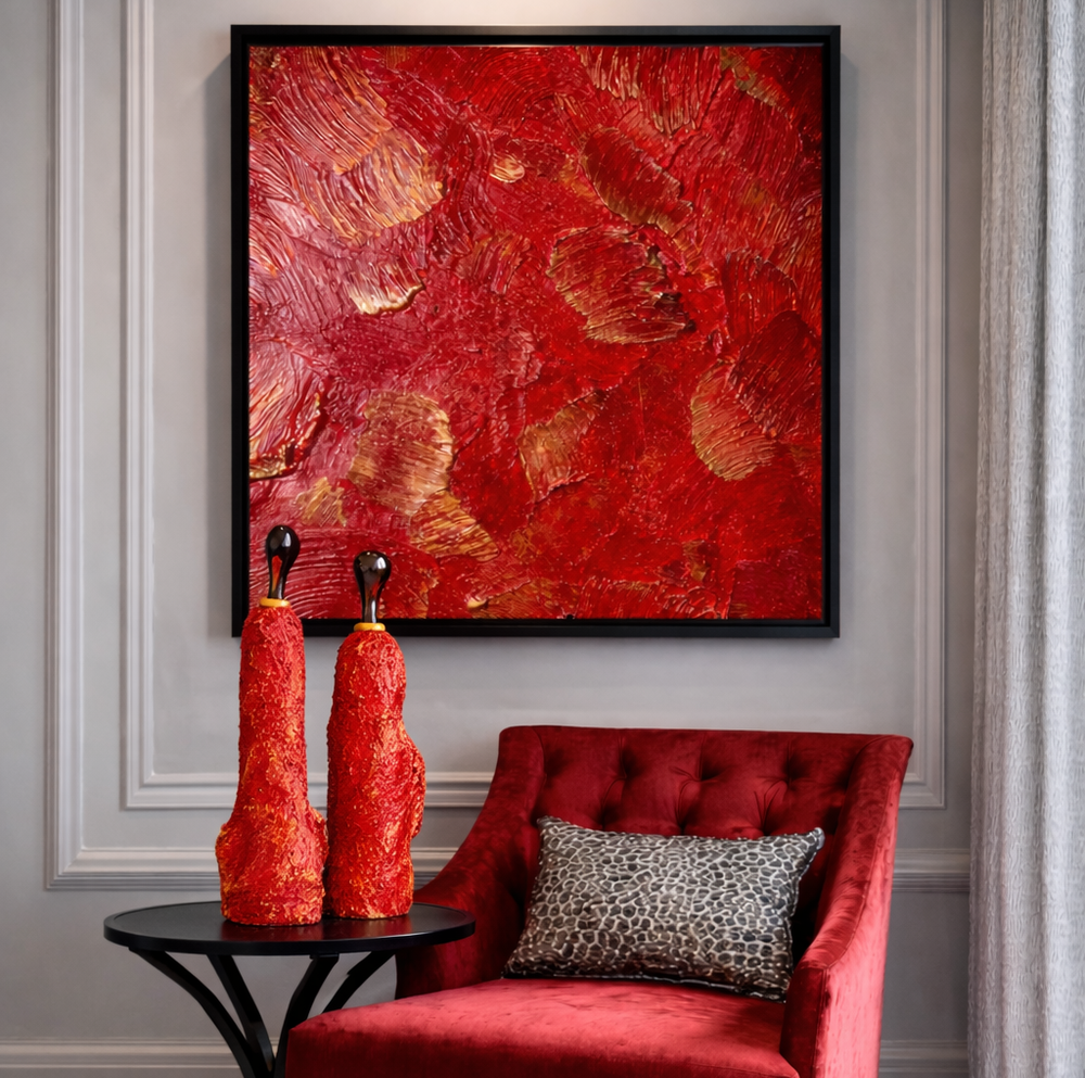 декоративный объект - Дуэт пламени